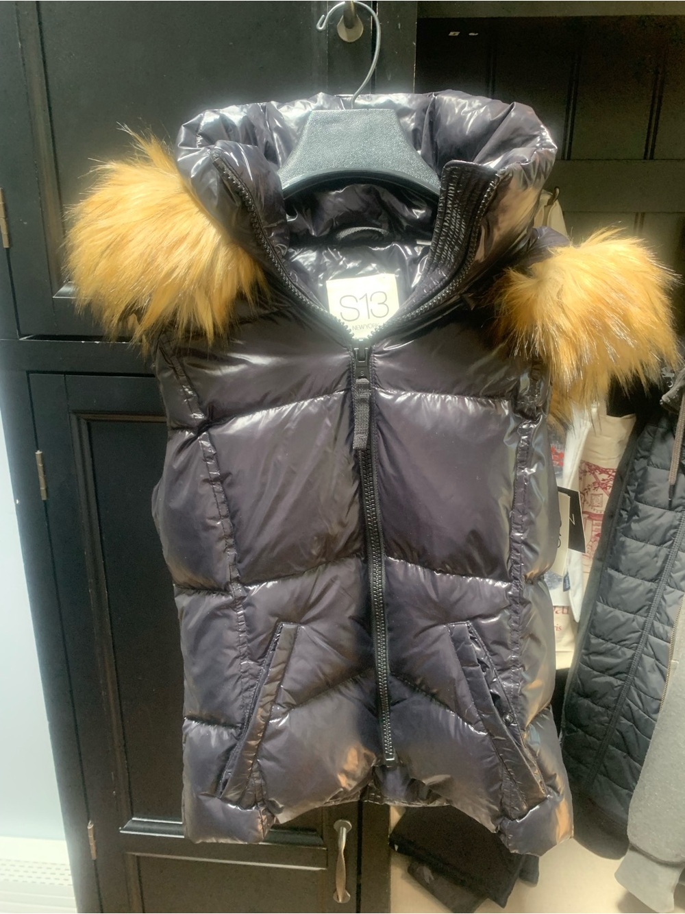 SAM. S13 Black Snowcat Vest size XS NWT